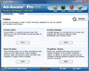 Ad-Aware Pro screenshot