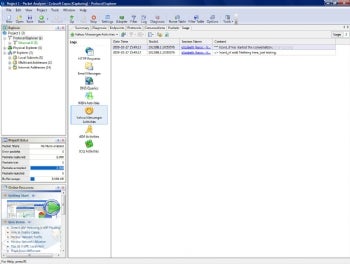 Capsa Network Analyzer screenshot
