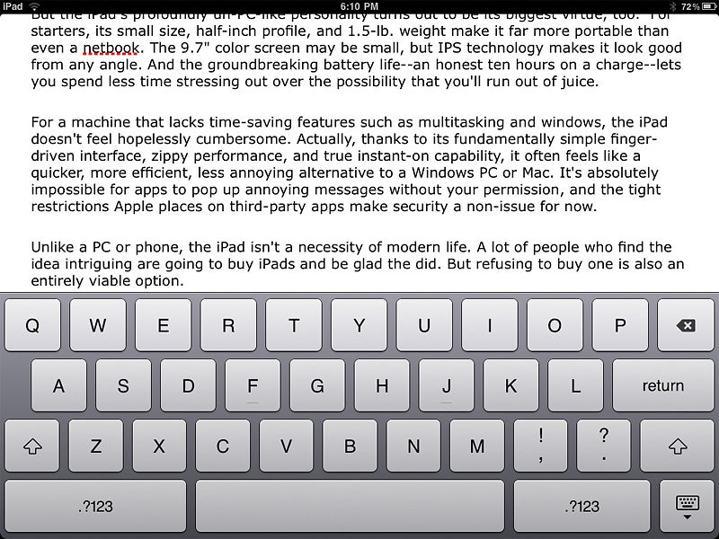 Ipad Keyboard Screen