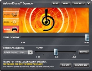 AstoundSound Expander screenshot