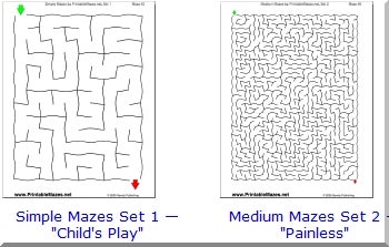 printable mazes