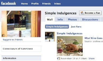 Simple Indulgences on Facebook