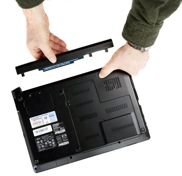 laptop battery removal