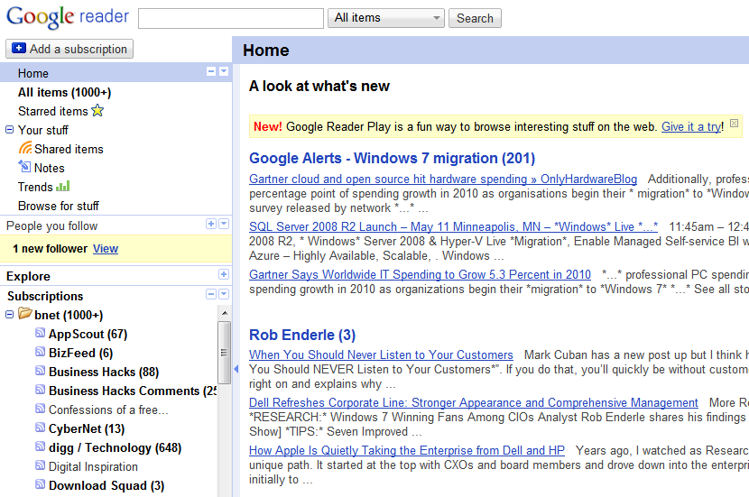 Google reader что это