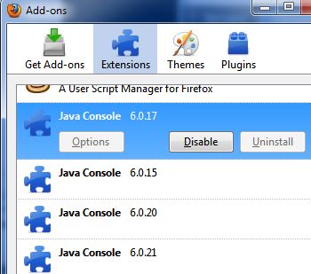 java uninstall tool cant download