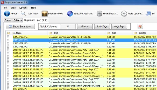 pc duplicate file cleaner