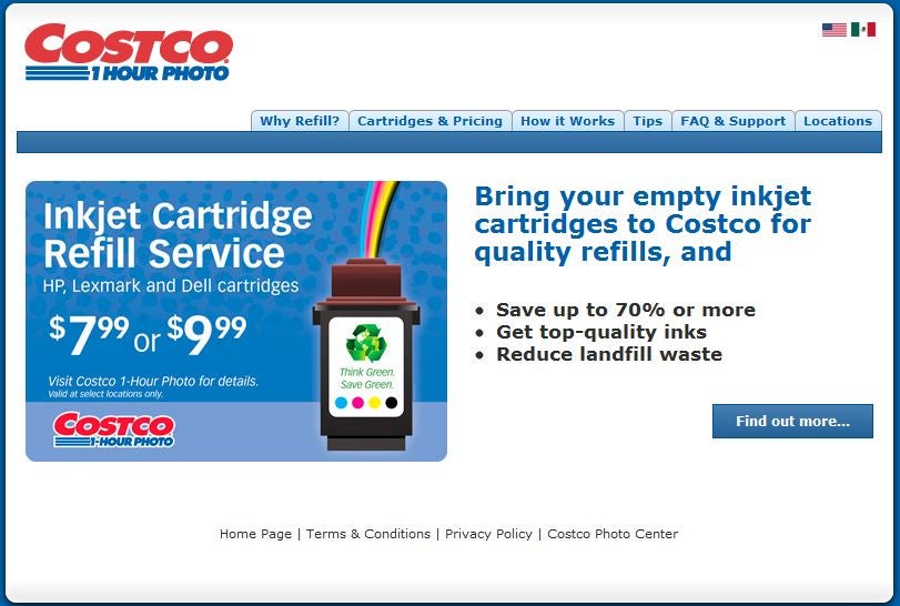 Costco inkjet deals