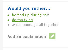 OkCupid on Bondage