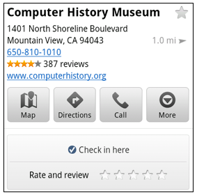 Google Maps Adds Buttons, Gets Foursquare Feel | PCWorld