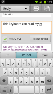 SwiftKey keyboard for Android.