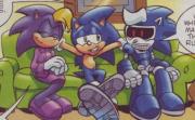 Sonic and his parents?
