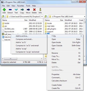 how to compress a folder with 7zip