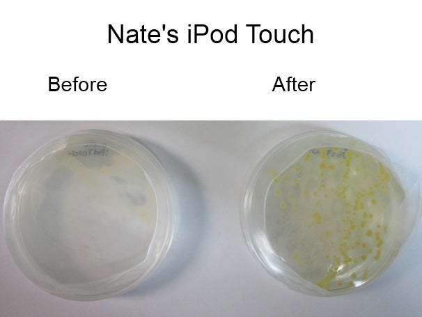 Nate's iPod Touch, before and after