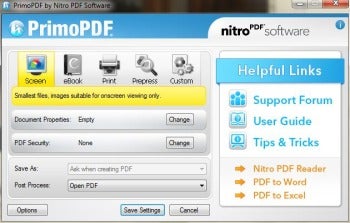 PrimoPDF screenshot