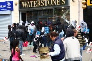 Scene from the 2011 London riots