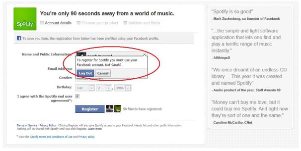 Spotify Adds Facebook Requirement, Angering Users | PCWorld