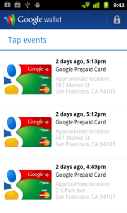 google wallet credit card