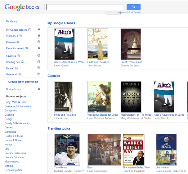 free ebooks on google