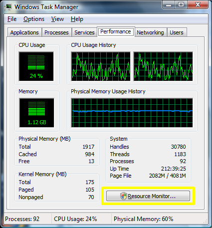 cpu resource monitor