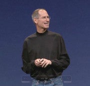 Steve Jobs at Apple's Worldwide Developers Conference in 2008.