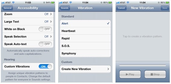 How to Use Custom Vibrations in iOS 5 | PCWorld