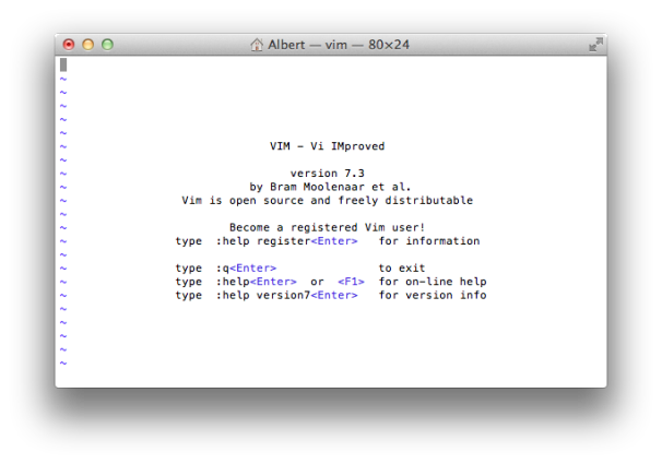 mac vim