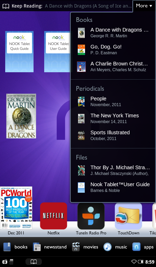 Reading Nook Books On Kindle Fire
