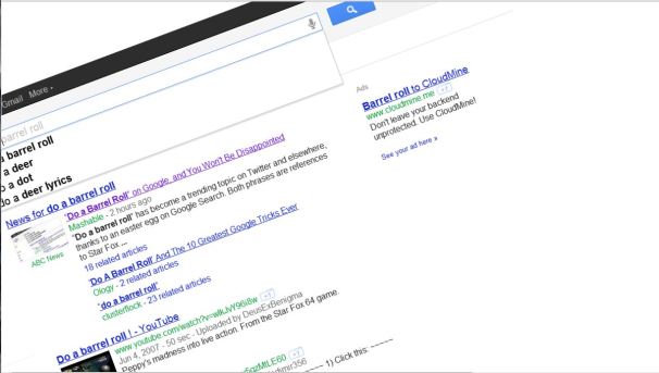 Do A Barrel Roll Is Google S Latest Loony Easter Egg Pcworld