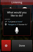 Android virtual assistant apps: Vlingo