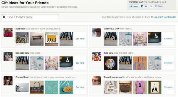 Gift Giving 2.0: Mine Your Friends' Facebook Profiles for Potential ...