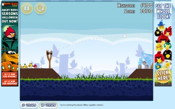 chrome flash not allowing angry birds friends