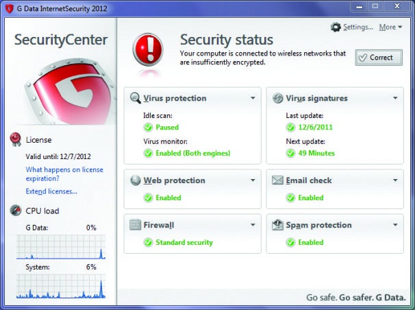 G Data InternetSecurity 2012