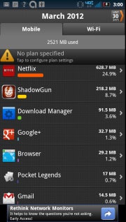 Using My Data Manager app can help you conserve data.
