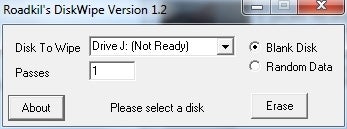 disk wiping software