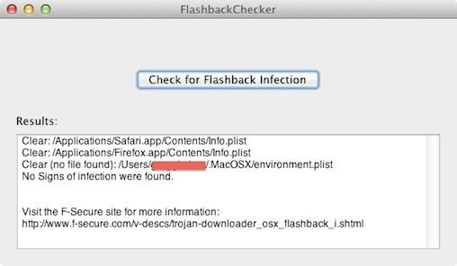 apple flashback malware removal tool