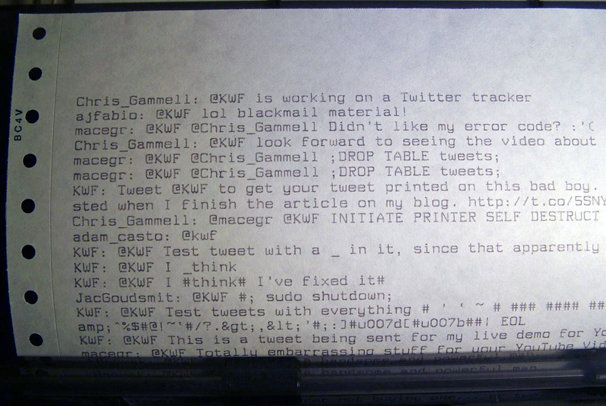 Old Dot Matrix Printer Tracks Tweets Makes Obsolete Tech Almost Useful Pcworld