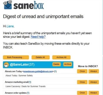 sanebox vs clean email