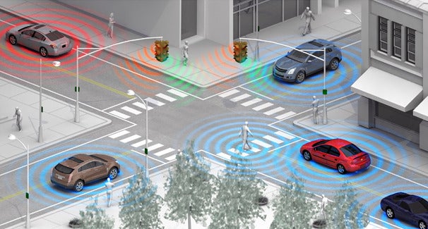 General Motors is working on a Wi-Fi Direct-powered driver assistance feature that could detect pedestrians and bicyclists before the driver can see them.