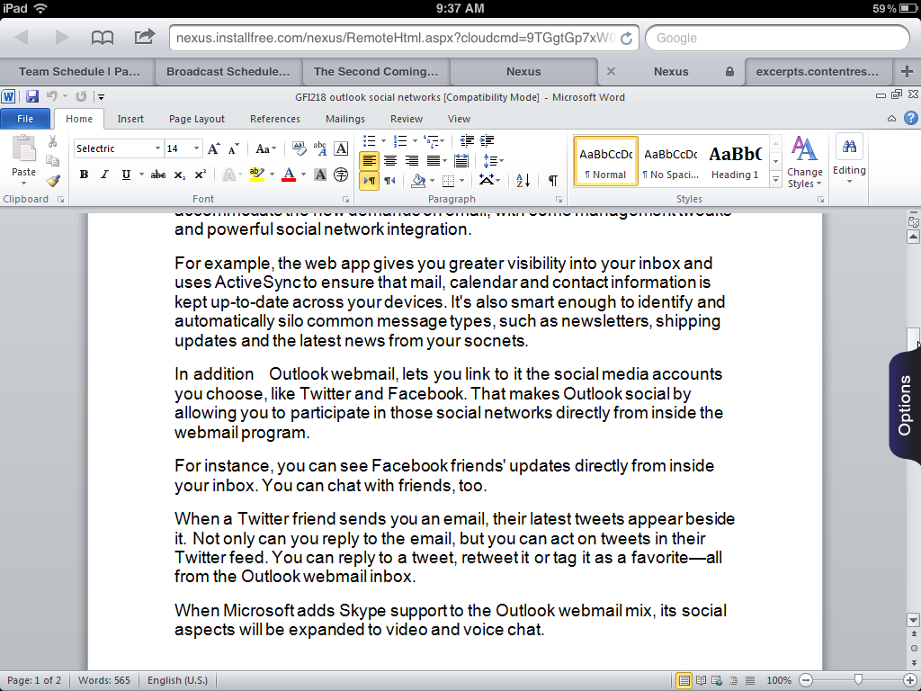 Microsoft Word Document S