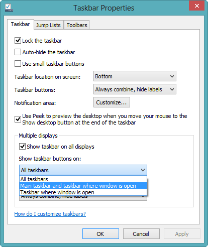 how to setup taskbarx