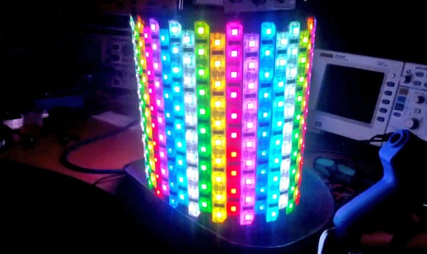 led rave hat