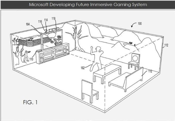 Microsoft developing future immersive gaming system