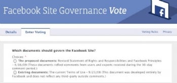 Facebook Opens the Polls for Privacy Policy Vote