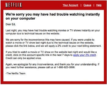 netflix customer service email