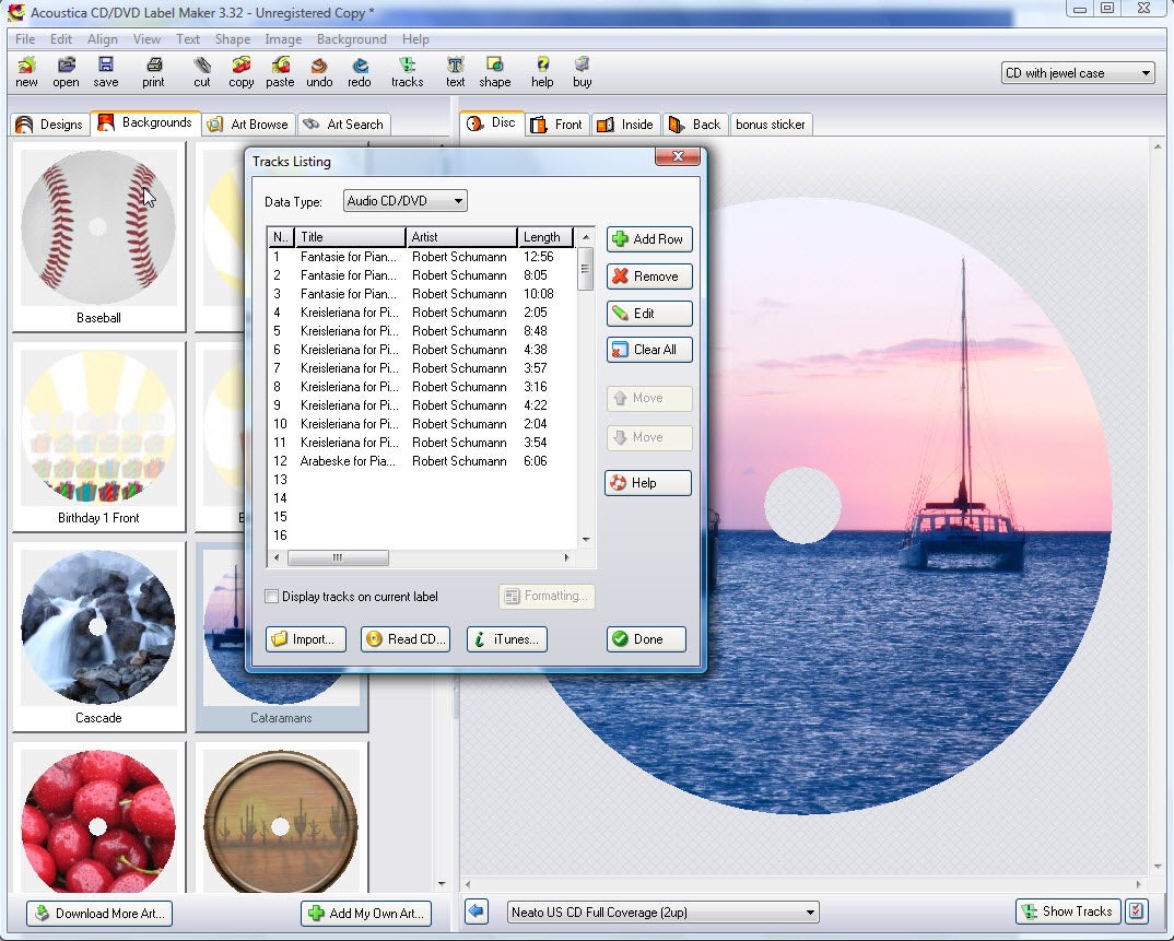 acoustica cd dvd label maker 3.33 key