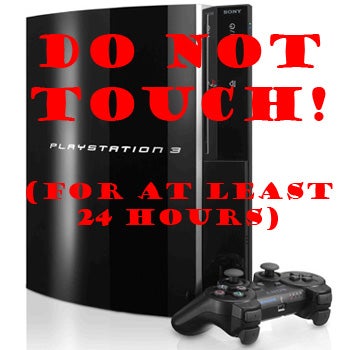 PlayStation 3 Do Not Touch