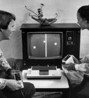 pong video game console