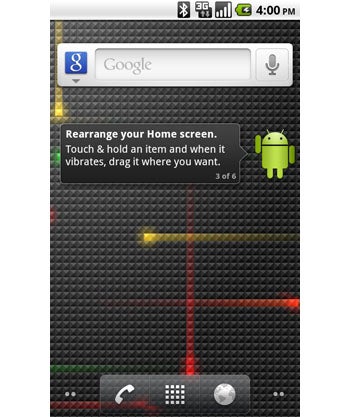 Android 2.2 Home Screen
