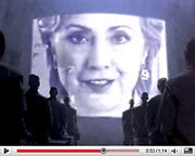 Apple 1984 Clinton mashup