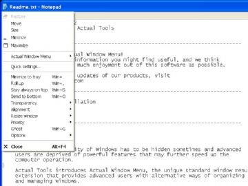 Actual Window Menu 8.15 instal the last version for windows